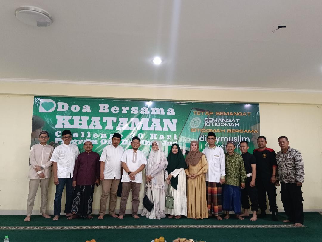Doa Bersama Khataman Komunitas Majelis Diary Muslim.
