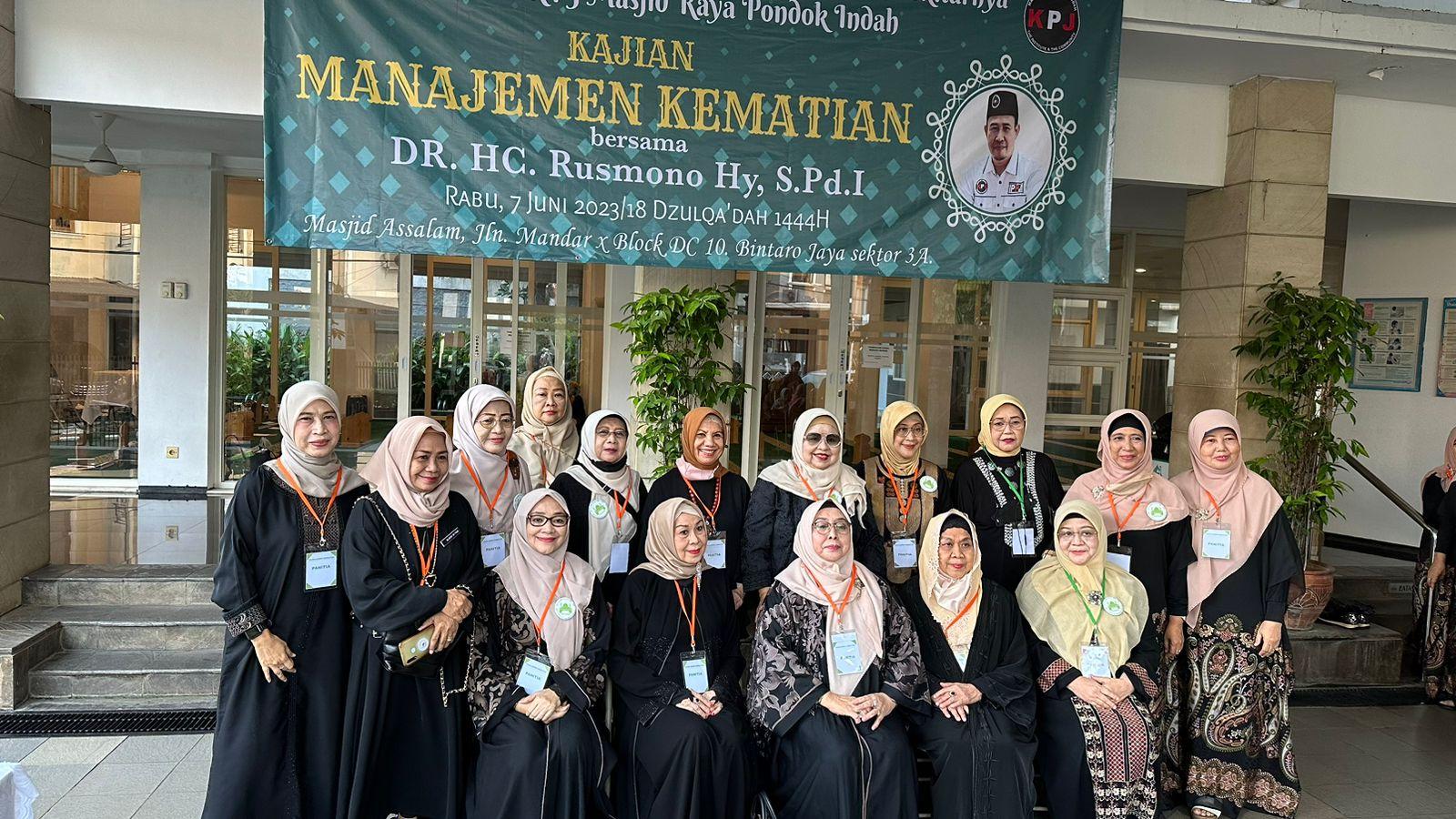 MT Gabungan Ibu-Ibu Bintaro Jaya & Sekitarnya Adakan Kajian Manajemen Kematian