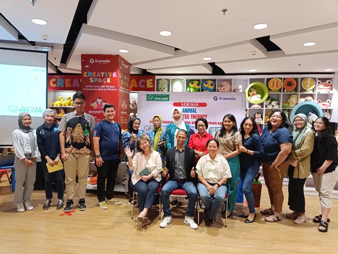 Bintaro Kids Care Gelar Seminar Tentang Manfaat Animal Assisted Therapy Untuk Penanganan ABK