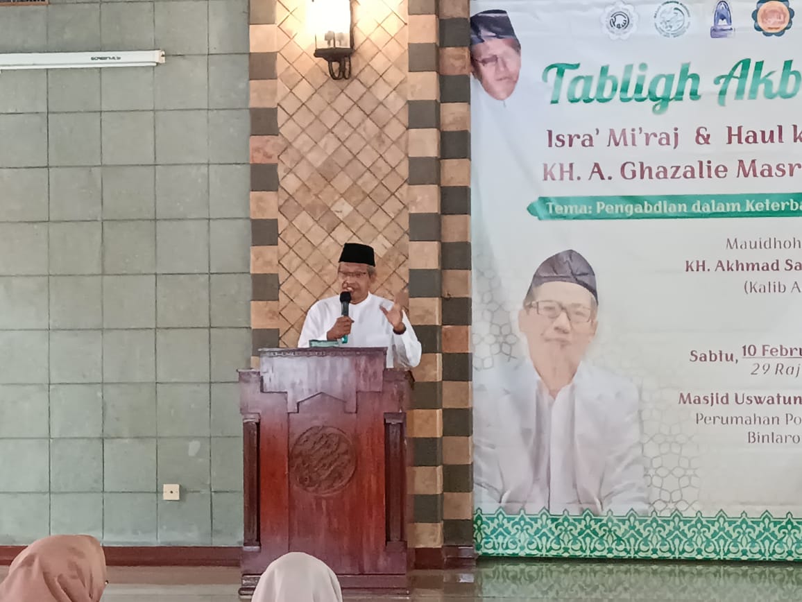 Peringatan Isra’ Mi’raj di Masjid Uswatun Hasanah, Pondok Jaya