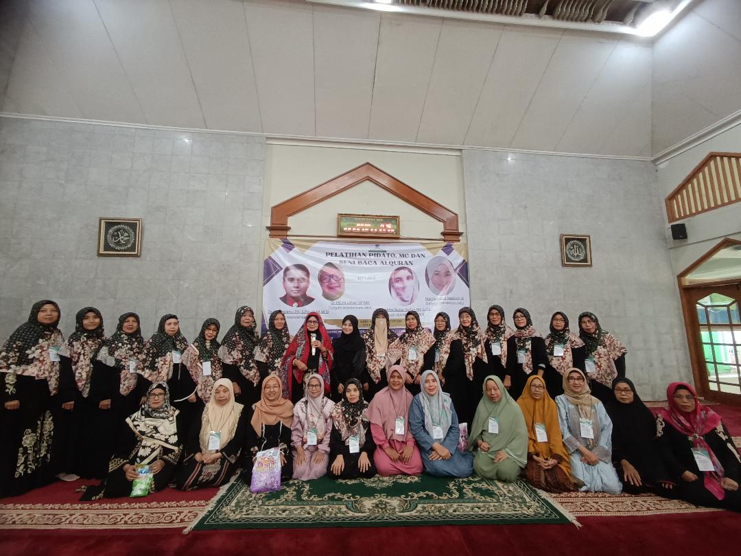 Pelatihan Pidato, MC, & Seni Membaca Alquran di Masjid Nurul Iman, Rengas