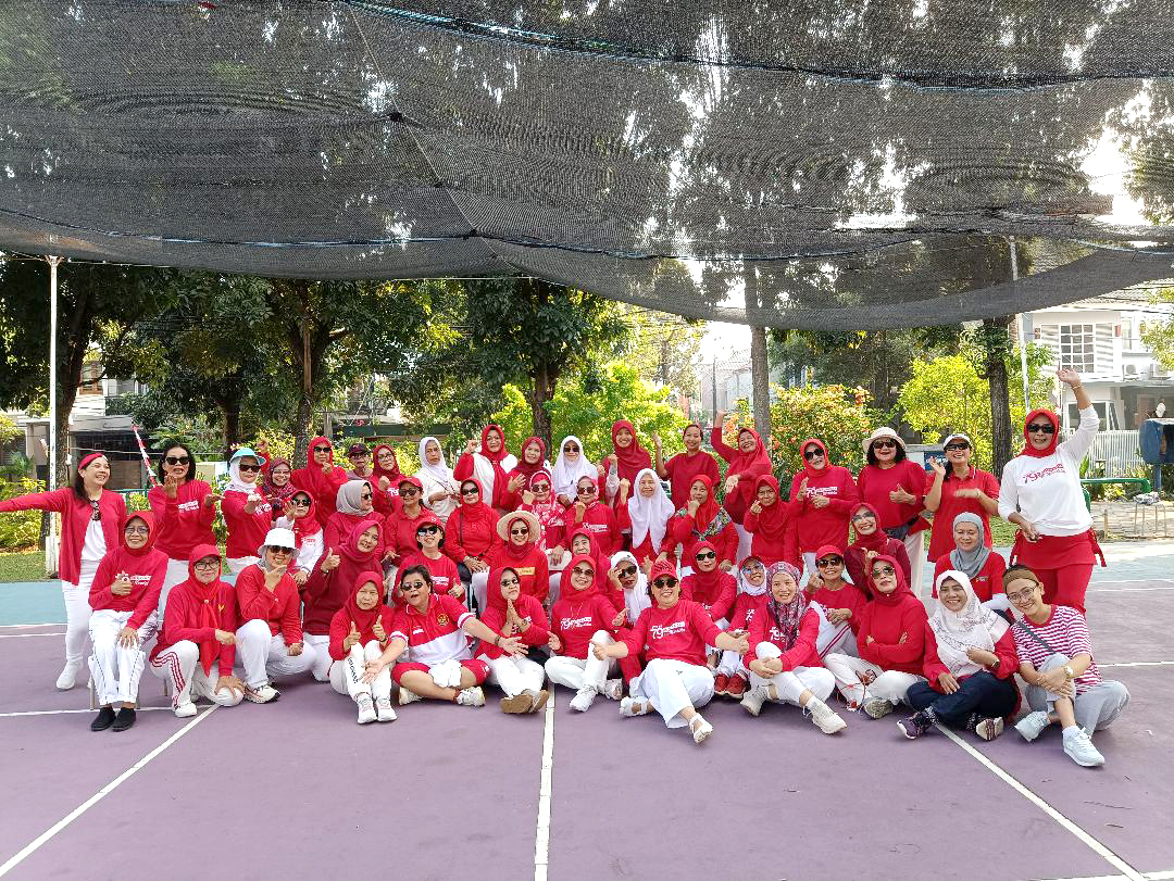 Menyambut HUT ke-79 RI, Komunitas Senam Terra Bintaro Sektor 4  Adakan Acara Spesial