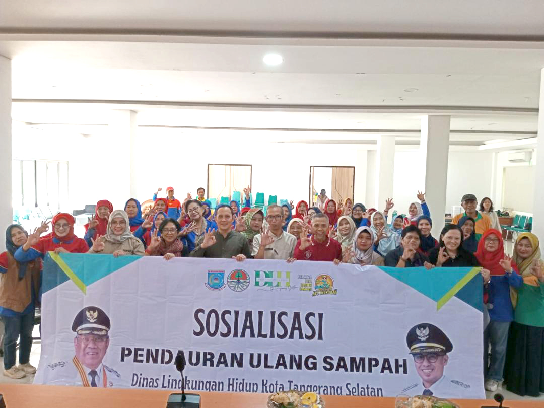 DLH Tangsel Sosialisasi Daur Ulang Sampah