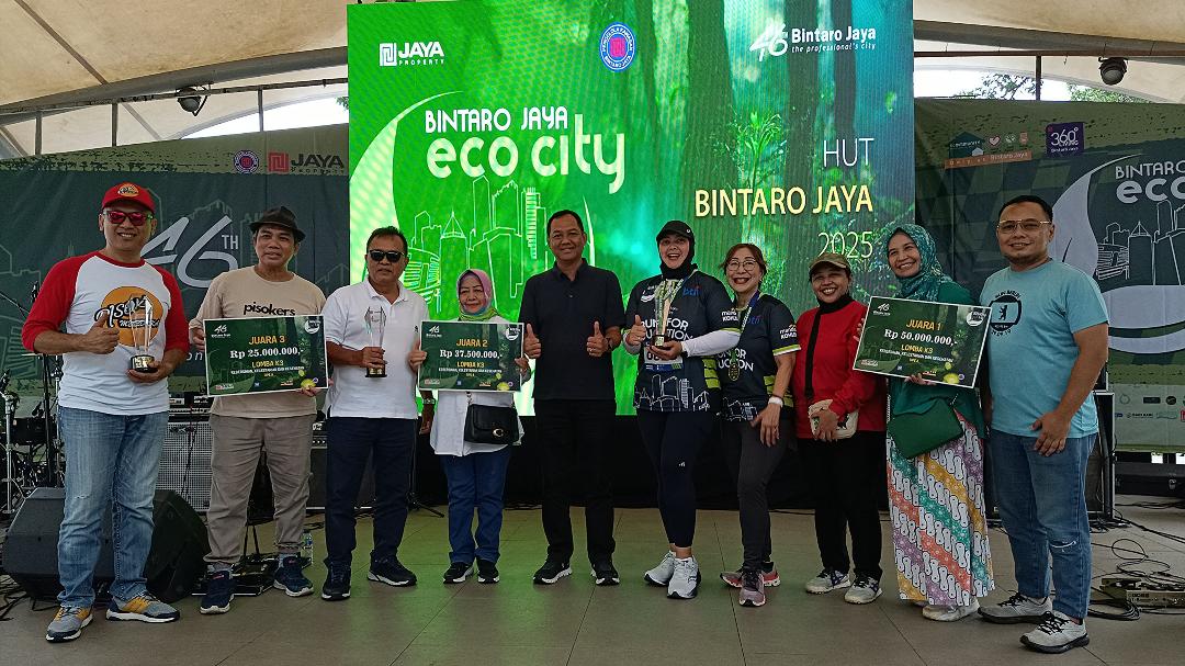 Perumahan River Park Raih Juara 1 Lomba K3 Bintaro Jaya